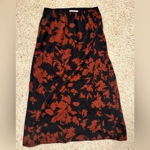 NWOT Abercrombie Satin Midi Slip Skirt